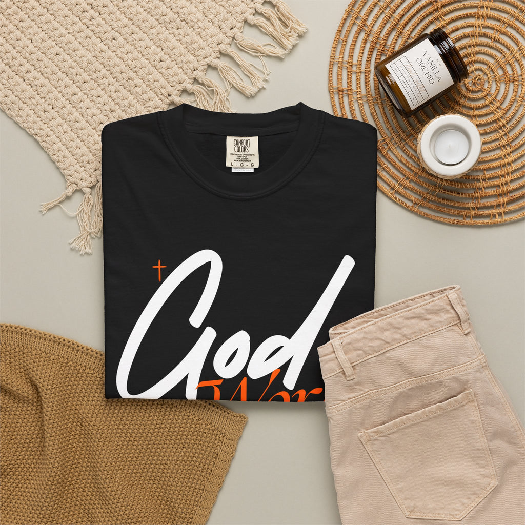 God Works T-Shirt — Inspirational Christian Faith Tee