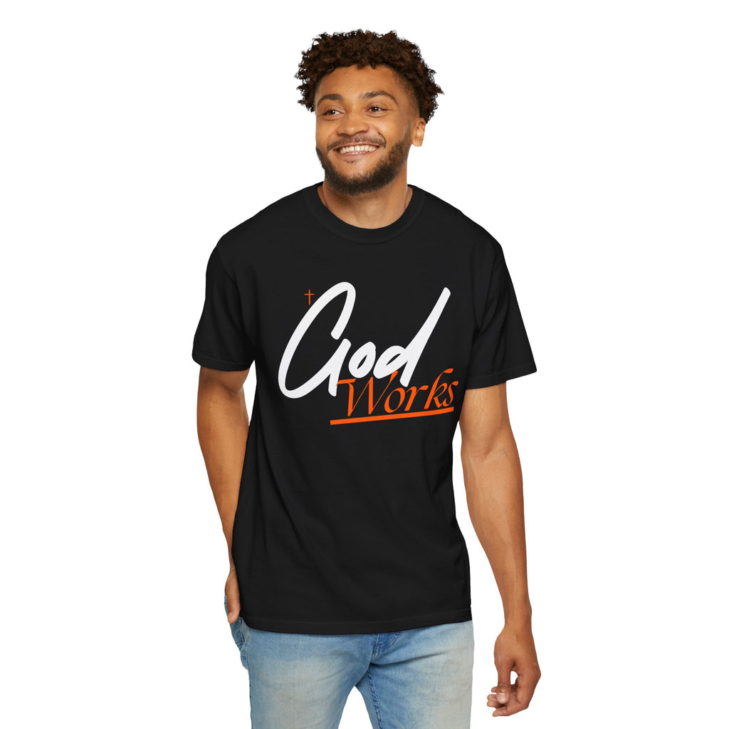 God Works T-Shirt — Inspirational Christian Faith Tee
