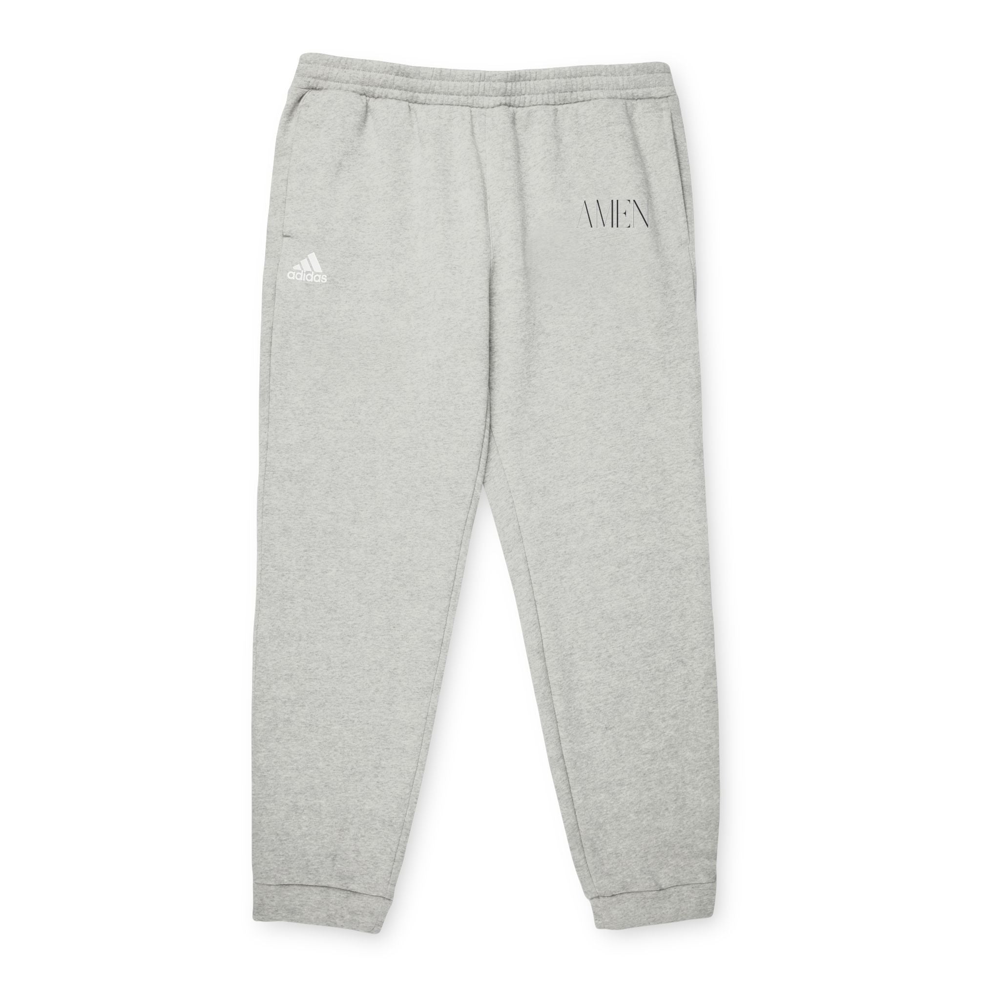 AMEN Unisex Fleece Joggers for Comfort, Stylish Athletic Pants, Perfect for Workouts, Relaxation, Cozy Wear, Gifts for Him/Her