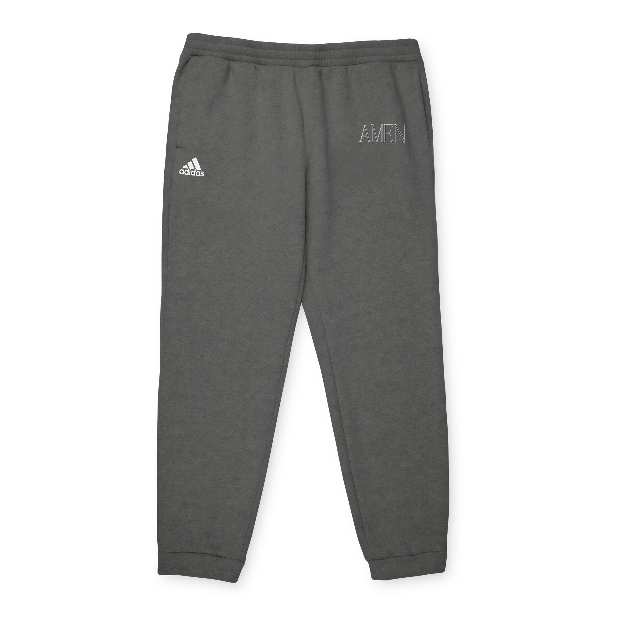 AMEN Unisex Fleece Joggers for Comfort, Stylish Athletic Pants, Perfect for Workouts, Relaxation, Cozy Wear, Gifts for Him/Her