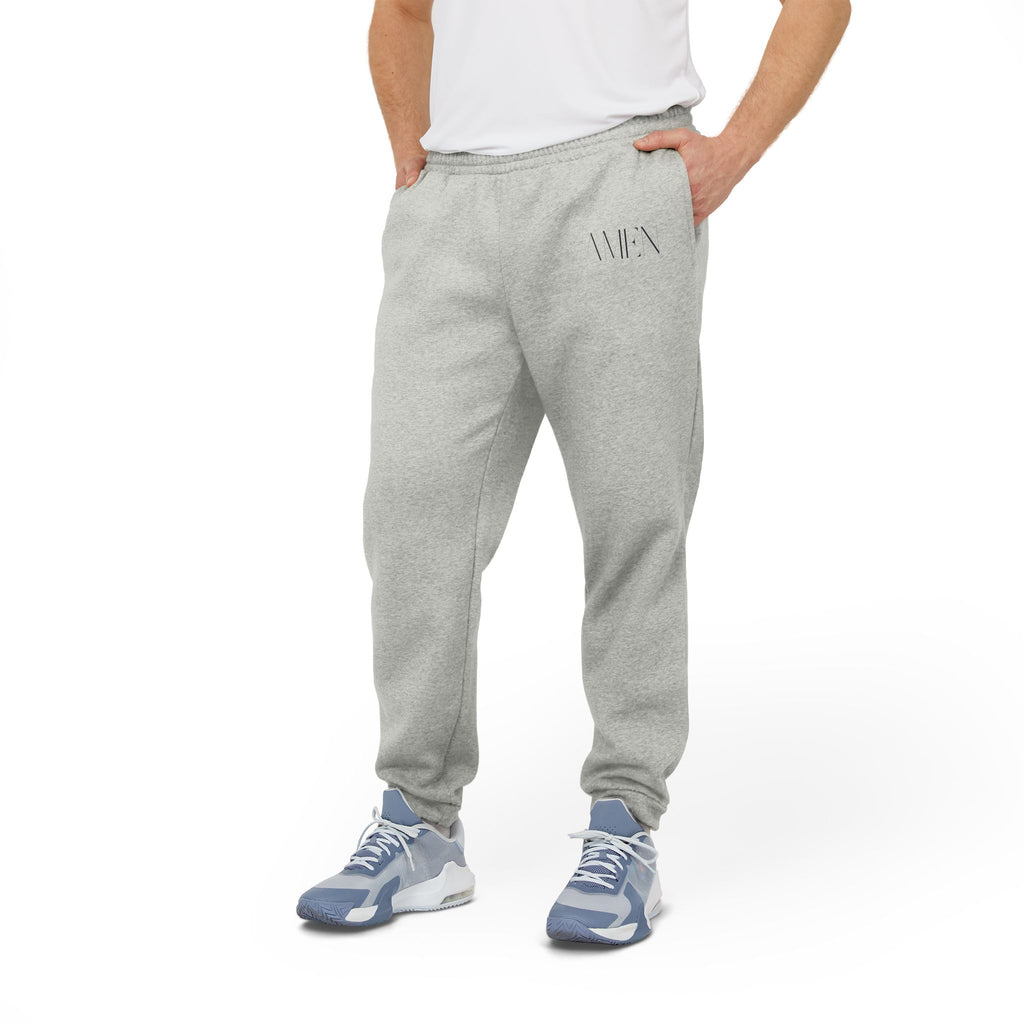 AMEN Unisex Fleece Joggers for Comfort, Stylish Athletic Pants, Perfect for Workouts, Relaxation, Cozy Wear, Gifts for Him/Her