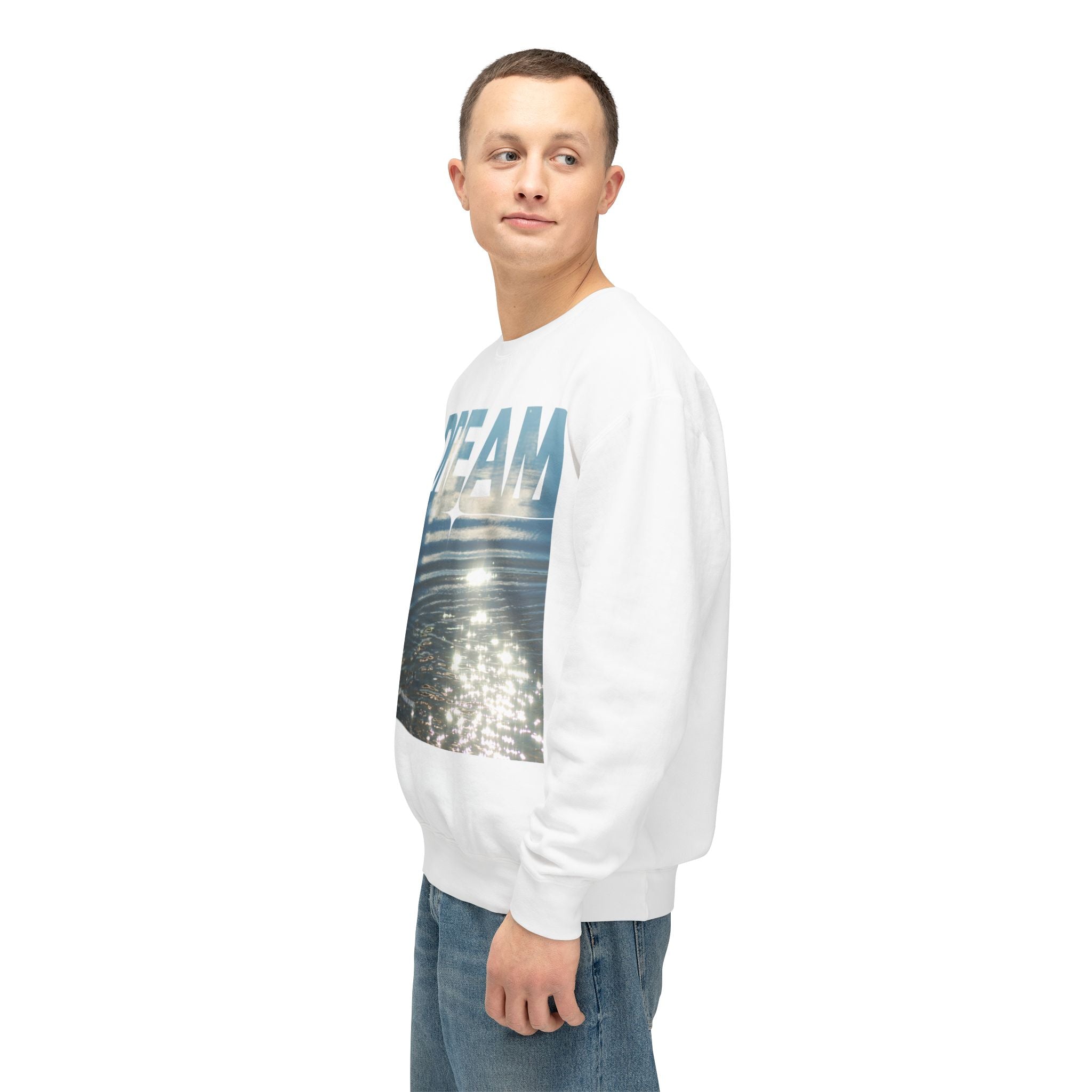 Dream Fluid Crewneck Sweatshirt | Inspirational Quote