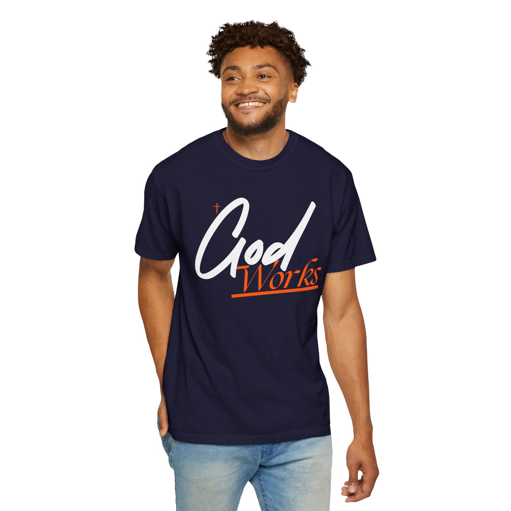 God Works T-Shirt — Inspirational Christian Faith Tee