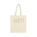 Amen Cotton Canvas Tote Bag