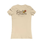 God Grown Floral Women's Tee — Inspirational Christian Faith Shirt