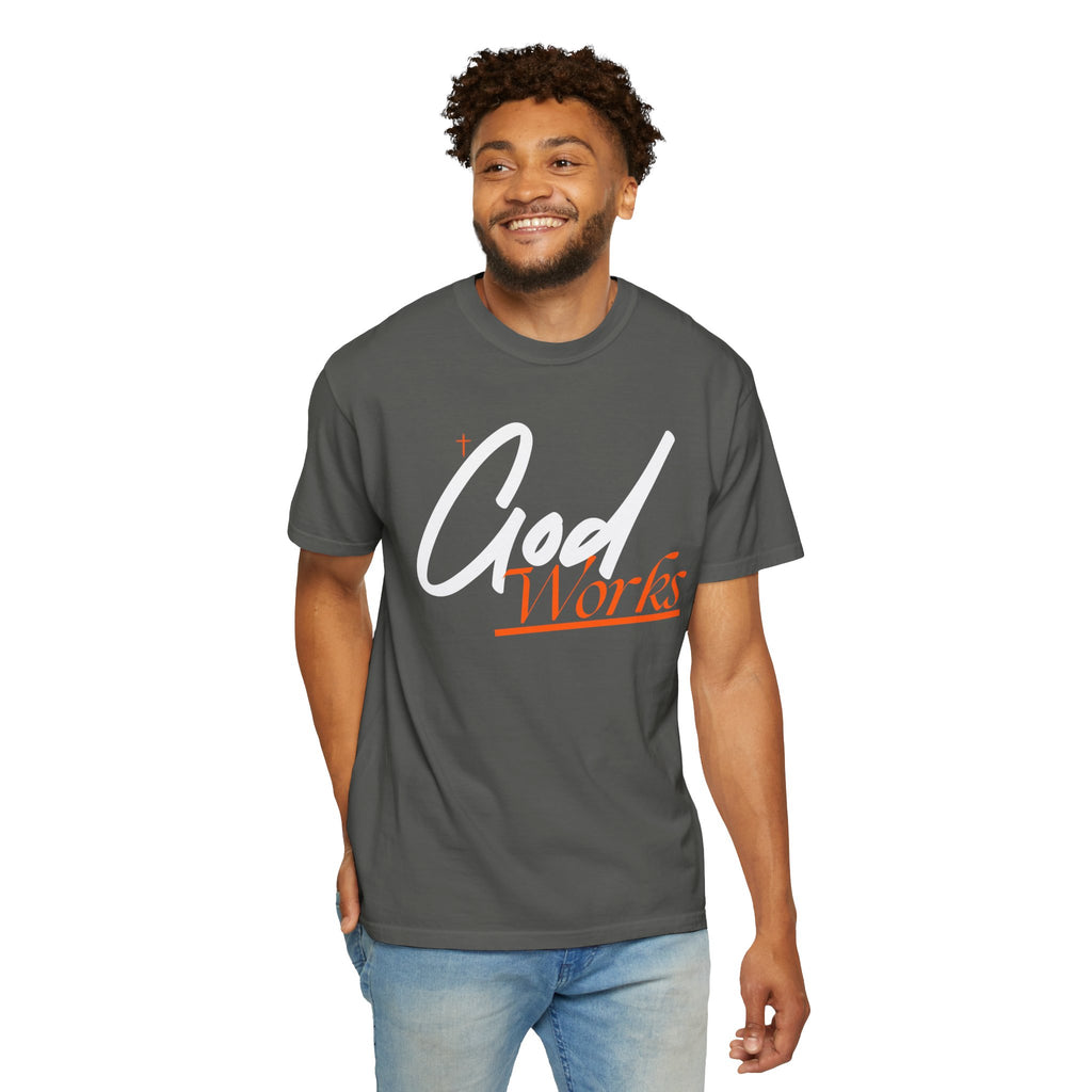 God Works T-Shirt — Inspirational Christian Faith Tee