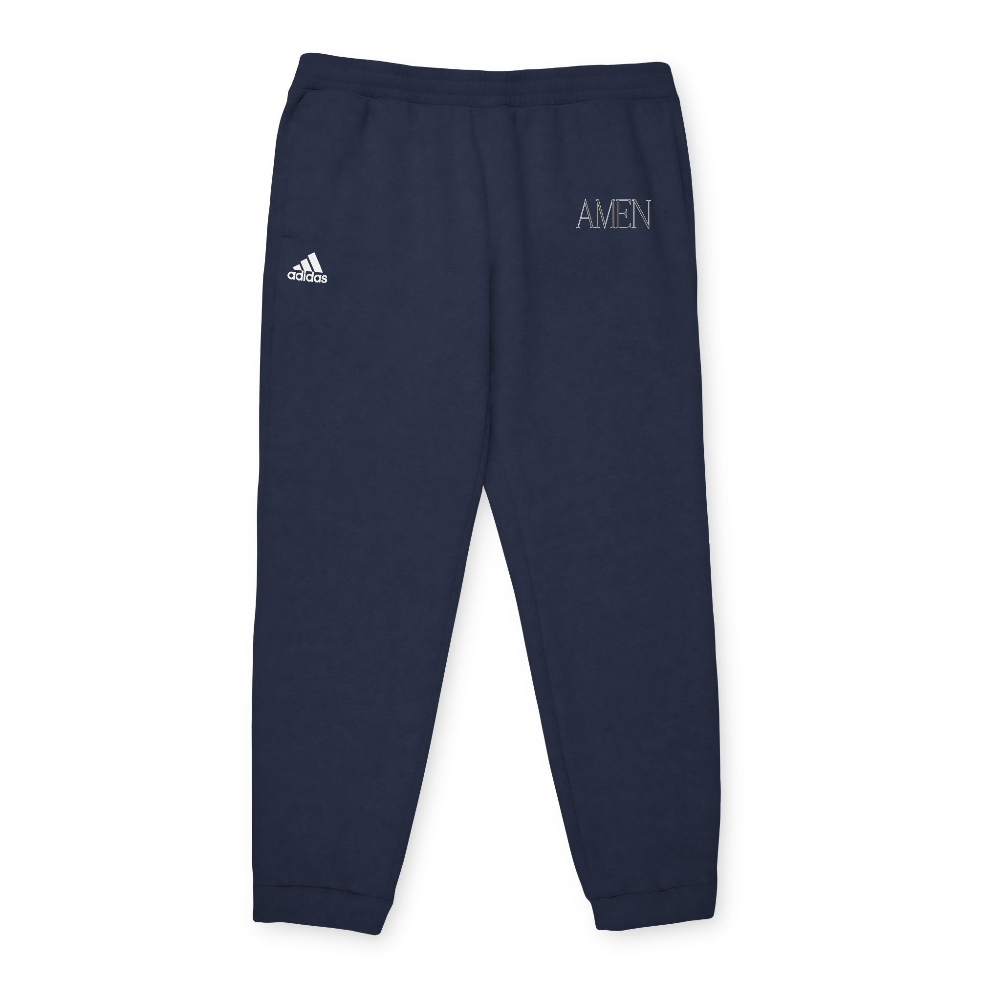 AMEN Unisex Fleece Joggers for Comfort, Stylish Athletic Pants, Perfect for Workouts, Relaxation, Cozy Wear, Gifts for Him/Her
